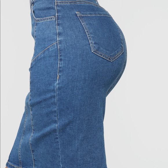 VERY SEXY Denim pencil skirt medium - Picture 3 of 4